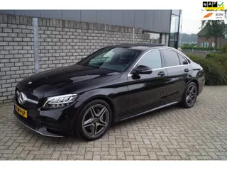 Mercedes-Benz C-klasse 180 Business Solution AMG Autom Panodak Leder/Alcantara Sportst Stoelverw Nav