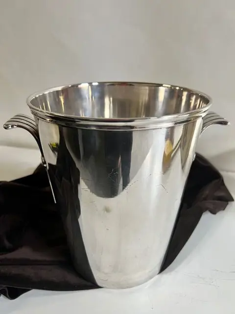 Champagnekoeler - Art Deco - Verzilverd - Grand seau à