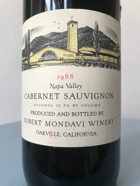 1988 Robert Mondavi Winery - Cabernet Sauvignon - Oakville