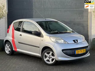 Peugeot 107 1.0-12V XR 2007 Grijs 3-Drs Goed onderhouden