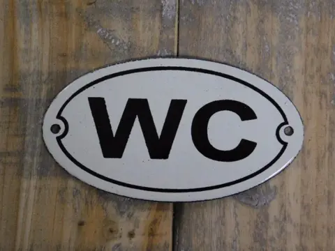 Wc bord , toilet bord , aanduidings bord