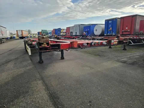 Krone SD 27| FIXED CHASSIS | SAF DISC. 40 FT |2 X 20 FT| HIGHCUBE | 20 FOOT MIDDLE| LIGHT WEIGHT|474