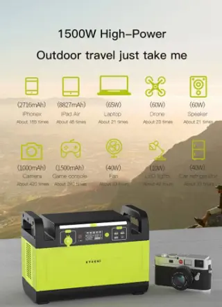 CTECHi GT1500 1500W Portable Power Station