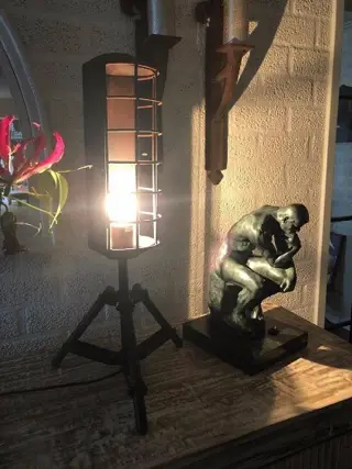 Industriële staande metalen lamp , industirie