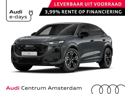 Audi Q3 Sportback S edition e-hybrid 272 pk | Techniekpakket plus | Lederen sportstoelen | Optiekpak