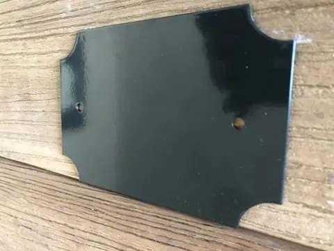 Naambord , naambordje , deurbord
