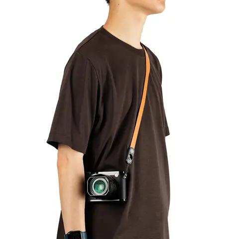 Peak Design Form Leather Camera Strap Short Amber