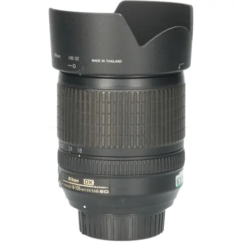 Tweedehands Nikon AF-S 18-105mm f/3.5-5.6G VR DX CM6100