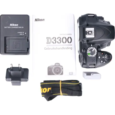 Tweedehands Nikon D3300 body zwart CM6037