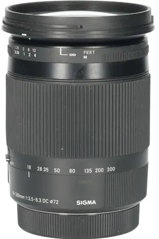 Tweedehands Sigma 18-300mm f/3.5-6.3 DC OS HSM Macro Contemporary Canon CM6161