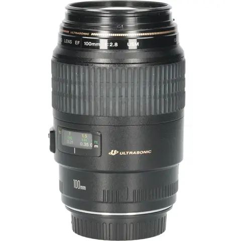 Tweedehands Canon EF 100mm f/2.8 Macro USM CM6162