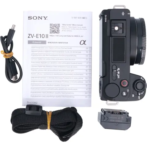 Tweedehands Sony ZV-E10 II Body CM6086