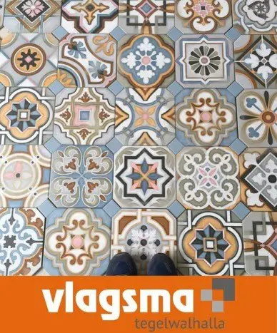 Portugese tegel Vives vodevil musichalls 20x20 decormix