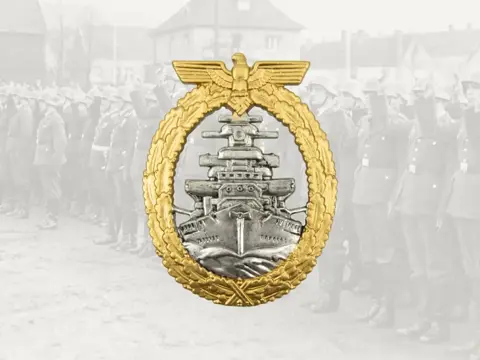 Embleem,Badge,Duitsland,WWII,Kriegs,Marine,Volle Zee Vloot