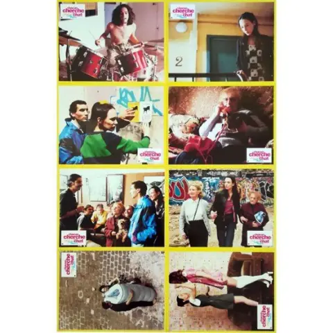 CHACUN CHERCHE SON CHAT lobbycard set.