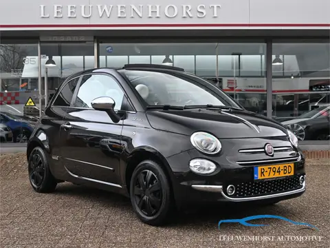 Fiat 500C 1.0 Hybrid Dolcevita, Apple Carplay, leer, clima, cruise,