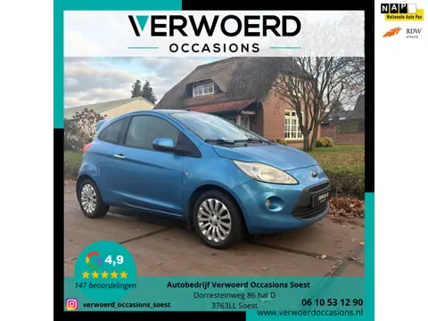 Ford Ka 1.2 Titanium X|AIRCO|BLUETOOTH|SPOILER|LM-WIELEN|NAP|NL-AUTO|BOEKJES|2 KEYS|