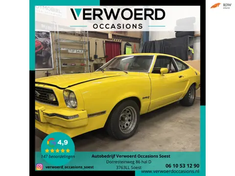 Ford MUSTANG II MACH I FORD MUSTANG II MACH I PROJECT LEES ADVERTENTIE