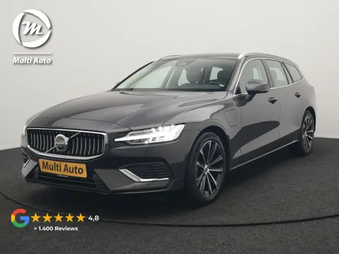 Volvo V60 T6 AWD Core Bright LONG RANGE PHEV 350pk Dealer O.H. | Camera | Lederen Sportstoelen & Stu