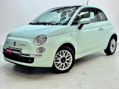 Fiat 500 1.2i 4 cilinder Lounge / Pano / bijzonder mooi in Latte e Menta