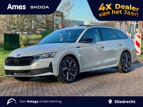 Škoda Octavia Combi 1.5 eTSI 150pk DSG Sportline Tour | Steel Grey | Matrix-LED | Navigatiepakket