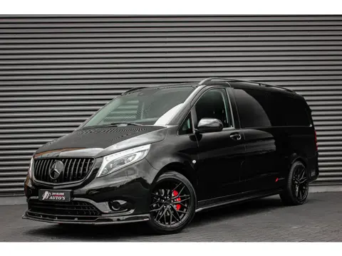 Mercedes-Benz Vito 225PK EXTRA LANG JB- EDITION FULL BLACK / AMG / SPOILER / VERLAGINGSVEREN / NAVIG