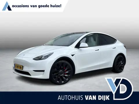 Tesla Model Y Performance AWD 75 kWh | NL Auto/1e Eig./Leder/Pano.Dak/Navi/21"/Camera/Stoel&Stuurver