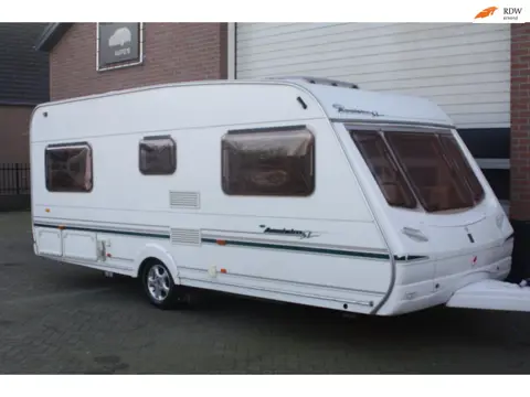 Abbey SL Garantie 4 Persoons, oven, kachel, mover, fietsen drager, voortent, midden keuken, Frans Be