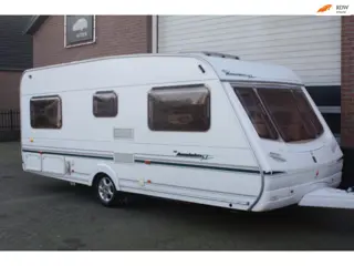 Abbey SL Garantie 4 Persoons, oven, kachel, mover, fietsen drager, voortent, midden keuken, Frans Be