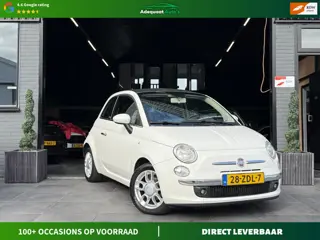 Fiat 500 C 0.9 TwinAir Lounge|Airco|El Pakket|PDC|Cabrio|