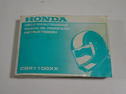 INSTRUCTIEBOEKJE Honda CBR 1100 XX 1999 - 2006