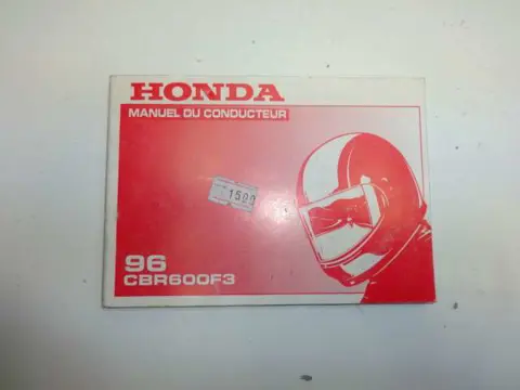 INSTRUCTIEBOEKJE Honda CBR 600 F 1995 - 1998