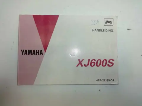 INSTRUCTIEBOEKJE Yamaha XJ 600 Diversion 1992 - 1996