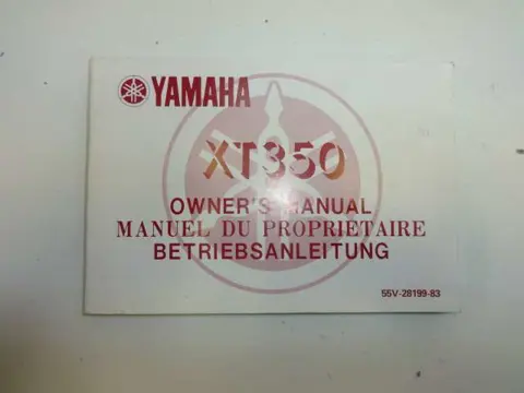 INSTRUCTIEBOEKJE Yamaha Overige Yamaha 1960 - 2021