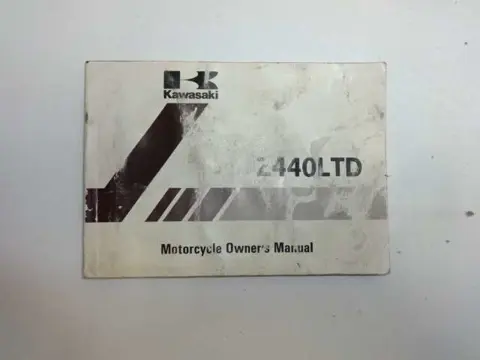 INSTRUCTIEBOEKJE Kawasaki LTD 440 1970 - 2012