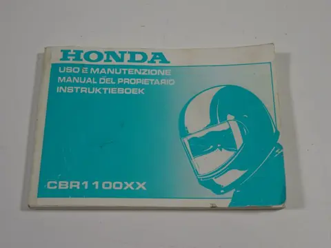 INSTRUCTIEBOEKJE Honda CBR 1100 XX 1999 - 2006
