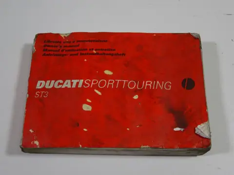 INSTRUCTIEBOEKJE Ducati ST3 2004 - 2007