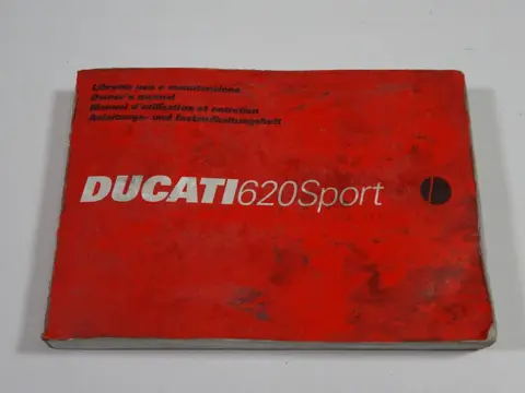 INSTRUCTIEBOEKJE Ducati Overige Ducati 1960 - 2021