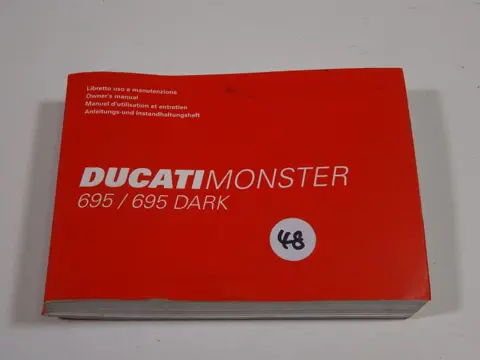 INSTRUCTIEBOEKJE Ducati Overige Ducati 1960 - 2021