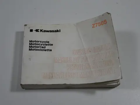 INSTRUCTIEBOEKJE Kawasaki Z 750 2004 - 2006