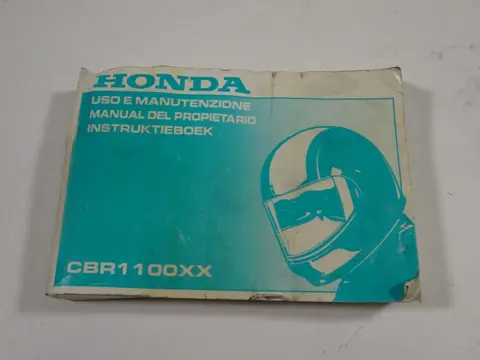 INSTRUCTIEBOEKJE Honda CBR 1100 XX 1999 - 2006