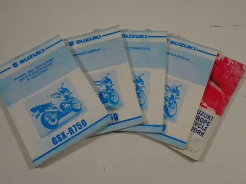 INSTRUCTIEBOEKJE Suzuki GSX R 750 2001 - 2003