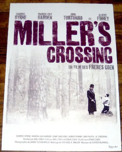 MILLER ' S CROSSING FRANSE filmposter.