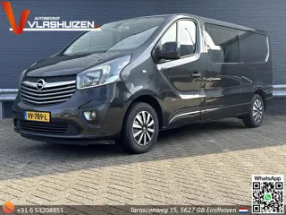 Opel Vivaro 1.6 CDTI L2H1 DC Sport EcoFlex | € 5.950,- NETTO! | Leder | Bijrijdersbank | Airco | Cru