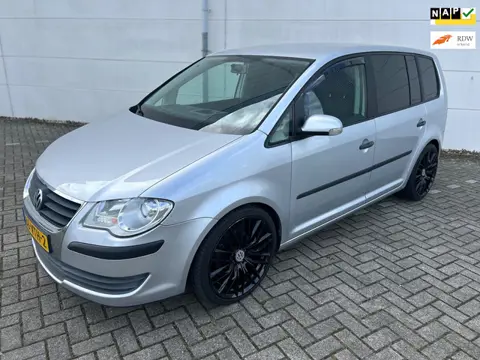 Volkswagen Touran 1.9 TDI Trendline Cruise Controle Airco Trekhaak NL- Auto Marge Grijs Kenteken.