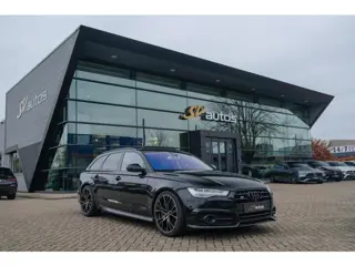 Audi S6 Avant 4.0 TFSI V8 450pk Panoramadak Supersportstoelen B&O 3d Luchtvering Matrix led Black pa