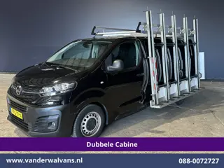 Opel Vivaro 2.0 CDTI 123pk L3H1 Glasresteel Dubbele cabine Euro6 Airco | 5-Zits | Camera | Navigatie