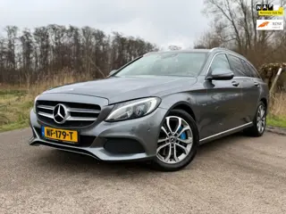 Mercedes-Benz C-klasse Estate 350 e Lease Edition Plus 17inch Cruise Control Leder Clima Navi Stoelv