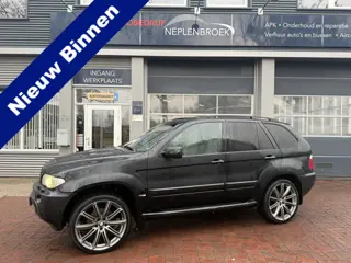 BMW X5 3.0D Bj 2004 Apk 09-2026 4x4 grijs kenteken marge auto 20inch luchtvering