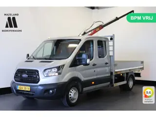 Ford Transit 2.0 TDCI 170PK Dubbel lucht Openlaadbak L4 EURO 6 - Airco - Navi - Cruise - Kraan -  € 